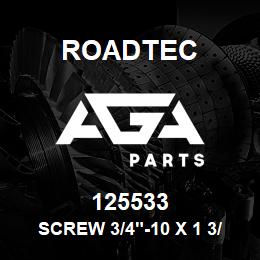 125533 Roadtec SCREW 3/4"-10 X 1 3/4" CUP PT SET | AGA Parts