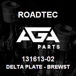 131613-02 Roadtec DELTA PLATE - BREWSTER | AGA Parts