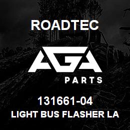 131661-04 Roadtec LIGHT BUS FLASHER LAMP (AMBER) | AGA Parts