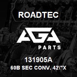 131905A Roadtec 60B SEC CONV. 42"X 605" V-CLEAT | AGA Parts