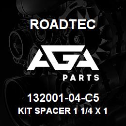 132001-04-C5 Roadtec KIT SPACER 1 1/4 X 1 5/8 X 1/4 | AGA Parts