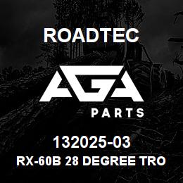 132025-03 Roadtec RX-60B 28 DEGREE TROUGH IDLER ASSY | AGA Parts