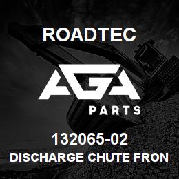 132065-02 Roadtec DISCHARGE CHUTE FRONT LINER RX-60B | AGA Parts