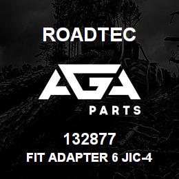 132877 Roadtec FIT ADAPTER 6 JIC-4 JIC REDUCER | AGA Parts