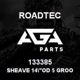 133385 Roadtec SHEAVE 14"OD 5 GROOVE 5V PULLEY | AGA Parts