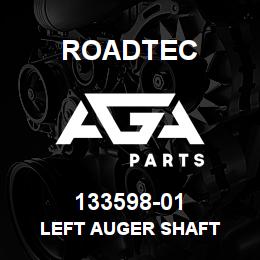 133598-01 Roadtec LEFT AUGER SHAFT | AGA Parts