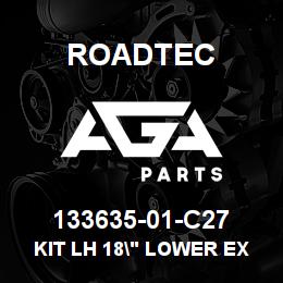 133635-01-C27 Roadtec KIT LH 18" LOWER EXT. SCREED PLATE | AGA Parts