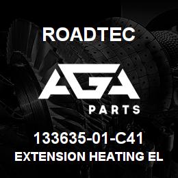 133635-01-C41 Roadtec EXTENSION HEATING ELEMENT 33 3/4" | AGA Parts