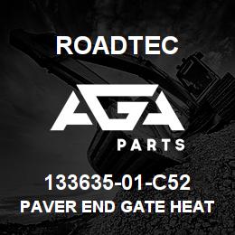 133635-01-C52 Roadtec PAVER END GATE HEAT ELEMENTS | AGA Parts