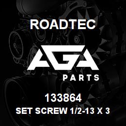 133864 Roadtec SET SCREW 1/2-13 X 3 1/2 SQ.HD. | AGA Parts