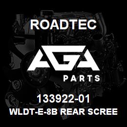 133922-01 Roadtec WLDT-E-8B REAR SCREED BOTTOM PLATE | AGA Parts