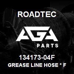134173-04F Roadtec GREASE LINE HOSE * FLEX 50" SEE HOSE KIT | AGA Parts