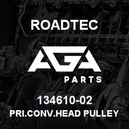 134610-02 Roadtec PRI.CONV.HEAD PULLEY FLASHING RUB. | AGA Parts