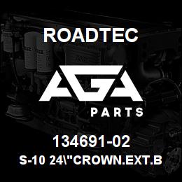 134691-02 Roadtec S-10 24"CROWN.EXT.BOT.PLATE WLDT. | AGA Parts