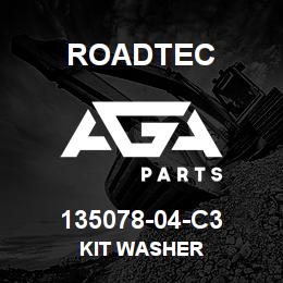 135078-04-C3 Roadtec KIT WASHER | AGA Parts