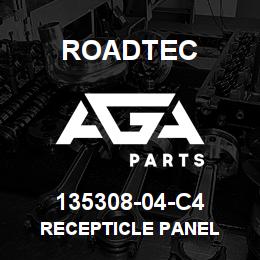 135308-04-C4 Roadtec RECEPTICLE PANEL | AGA Parts