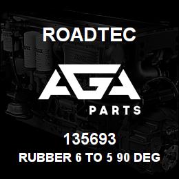135693 Roadtec RUBBER 6 TO 5 90 DEG.ELBOW | AGA Parts