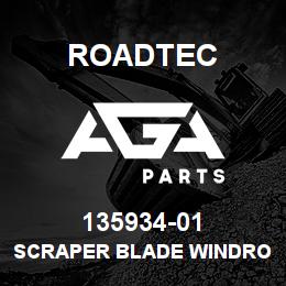 135934-01 Roadtec SCRAPER BLADE WINDROW | AGA Parts