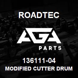 136111-04 Roadtec MODIFIED CUTTER DRUM BEARING | AGA Parts