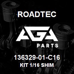 136329-01-C16 Roadtec KIT 1/16 SHIM | AGA Parts