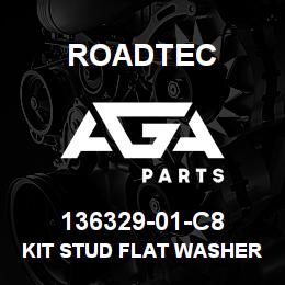 136329-01-C8 Roadtec KIT STUD FLAT WASHER | AGA Parts