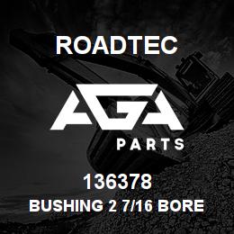 136378 Roadtec BUSHING 2 7/16 BORE W/5/8 KEY | AGA Parts