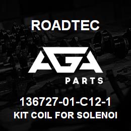 136727-01-C12-1 Roadtec KIT COIL FOR SOLENOID VALVE | AGA Parts