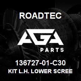 136727-01-C30 Roadtec KIT L.H. LOWER SCREED EXTENSION | AGA Parts
