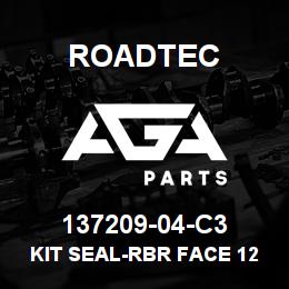 137209-04-C3 Roadtec KIT SEAL-RBR FACE 120/250 SPINDLE | AGA Parts
