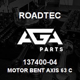 137400-04 Roadtec MOTOR BENT AXIS 63 CC/REV | AGA Parts