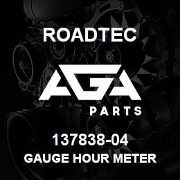 137838-04 Roadtec GAUGE HOUR METER | AGA Parts