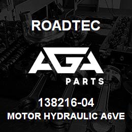 138216-04 Roadtec MOTOR HYDRAULIC A6VE160 | AGA Parts