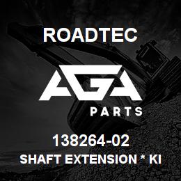 138264-02 Roadtec SHAFT EXTENSION * KICKER | AGA Parts