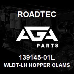 139145-01L Roadtec WLDT-LH HOPPER CLAMSHELL DOORS | AGA Parts