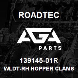 139145-01R Roadtec WLDT-RH HOPPER CLAMSHELL DOORS | AGA Parts