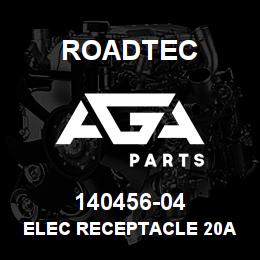 140456-04 Roadtec ELEC RECEPTACLE 20A 125V GFI | AGA Parts