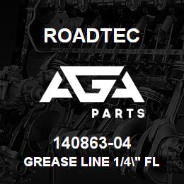 140863-04 Roadtec GREASE LINE 1/4" FLEX HOSE X 40" | AGA Parts