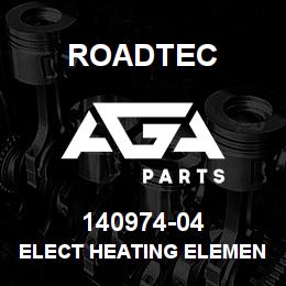 140974-04 Roadtec ELECT HEATING ELEMENT 12" | AGA Parts