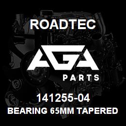 141255-04 Roadtec BEARING 65MM TAPERED ROLLER | AGA Parts