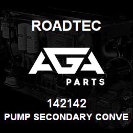 142142 Roadtec PUMP SECONDARY CONVEYOR | AGA Parts