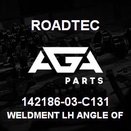 142186-03-C131 Roadtec WELDMENT LH ANGLE OF ATTACK ARM | AGA Parts