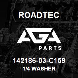142186-03-C159 Roadtec 1/4 WASHER | AGA Parts