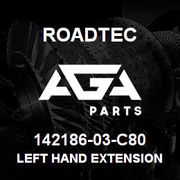 142186-03-C80 Roadtec LEFT HAND EXTENSION CYLINDER | AGA Parts