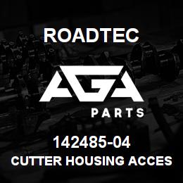 142485-04 Roadtec CUTTER HOUSING ACCESS DOOR PLATE | AGA Parts