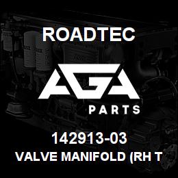 142913-03 Roadtec VALVE MANIFOLD (RH TOW POINT) | AGA Parts