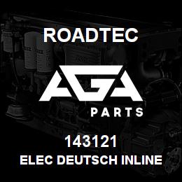 143121 Roadtec ELEC DEUTSCH INLINE RECEPTACLE | AGA Parts