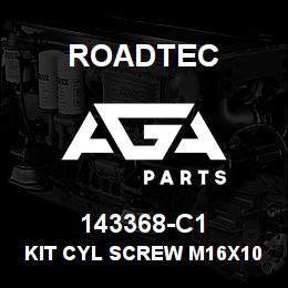 143368-C1 Roadtec KIT CYL SCREW M16X100 DIN912-8.8 | AGA Parts