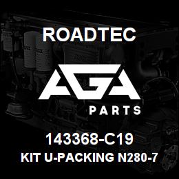 143368-C19 Roadtec KIT U-PACKING N280-7 | AGA Parts