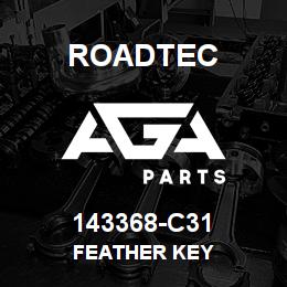 143368-C31 Roadtec FEATHER KEY | AGA Parts