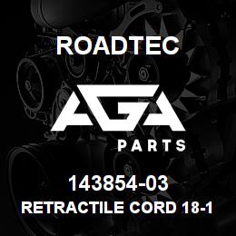 143854-03 Roadtec RETRACTILE CORD 18-15 CONDUCTOR | AGA Parts